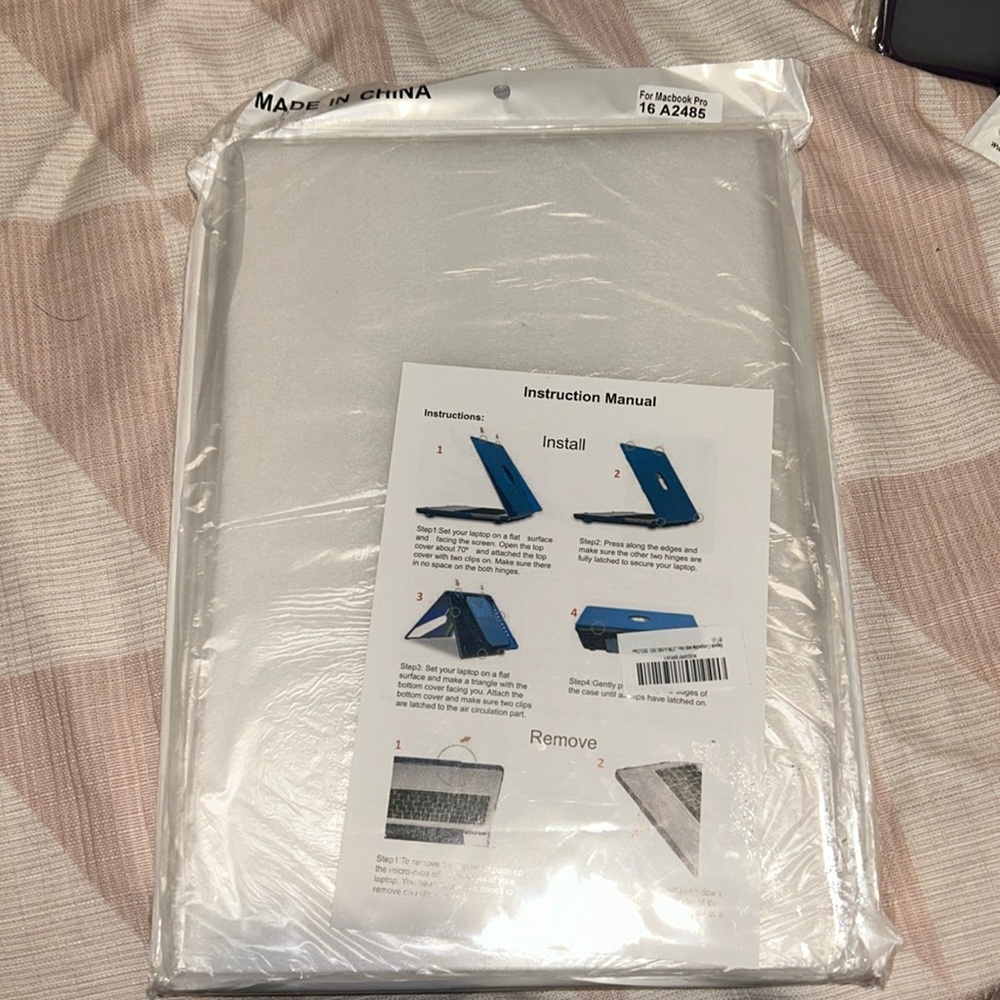 Clear Plastic MacBook Pro 16 A2485 2021 Case